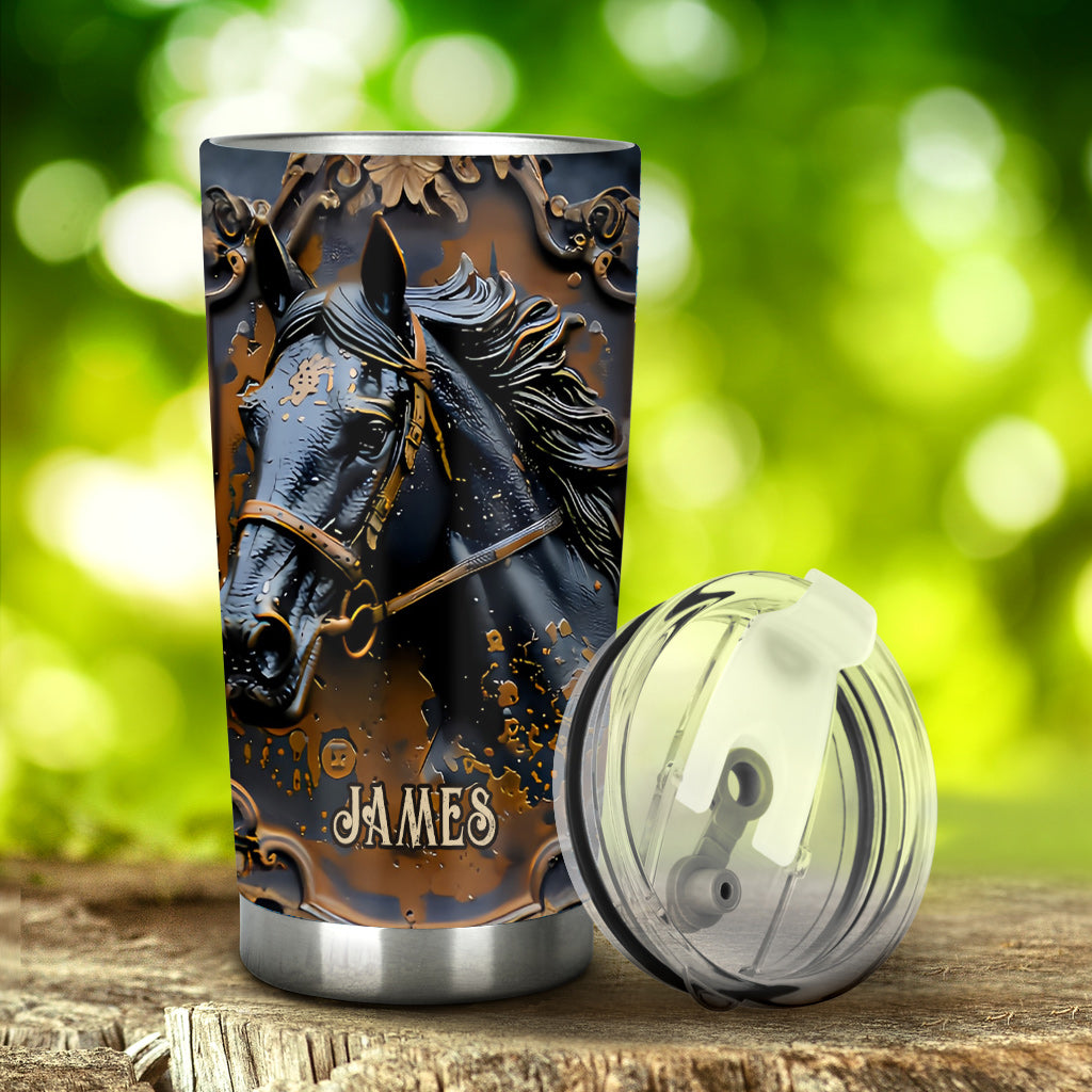 Beautiful Horse - Personalized Horse Tumbler
