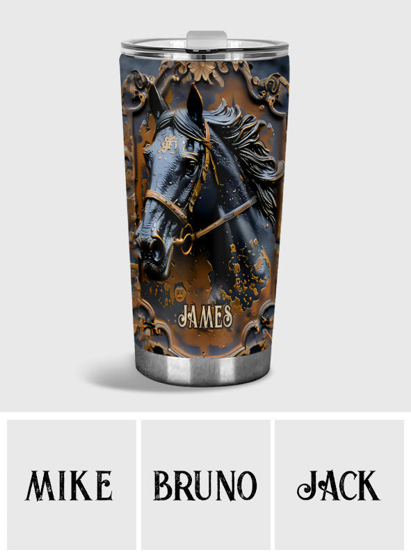 Beautiful Horse - Personalized Horse Tumbler