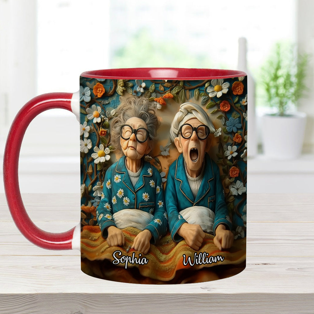 Annoying Each Other For Years & Still Going Strong - Personalized Couple Accent Mug