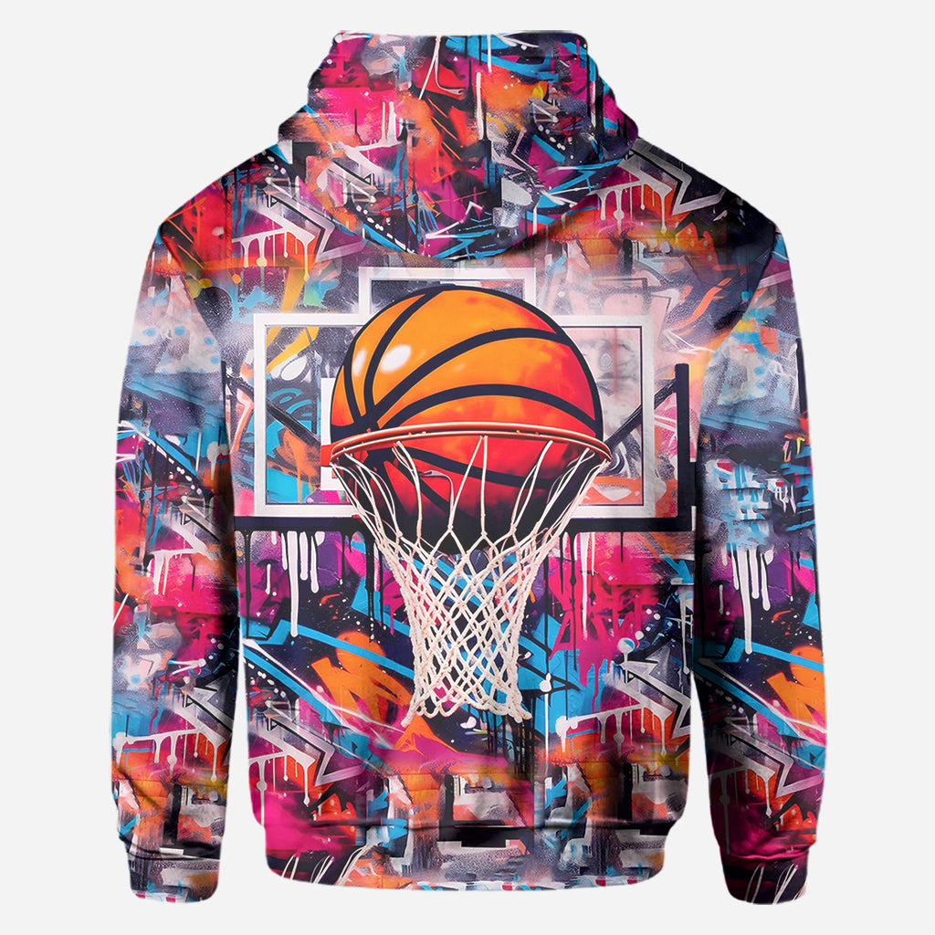 Cooles Basketball-Design – Personalisiertes Basketball-Shirt mit Allover-Print