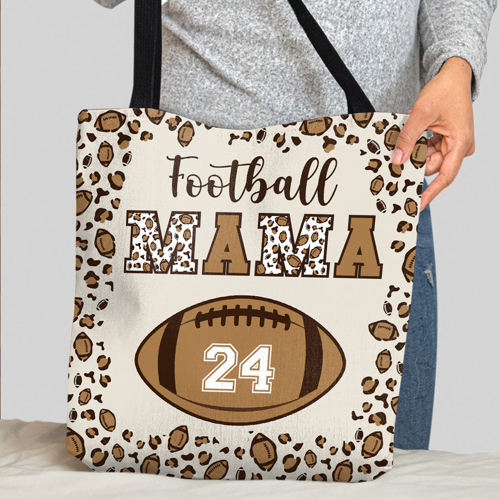 Football Mom - Personalized Football Tote Bag