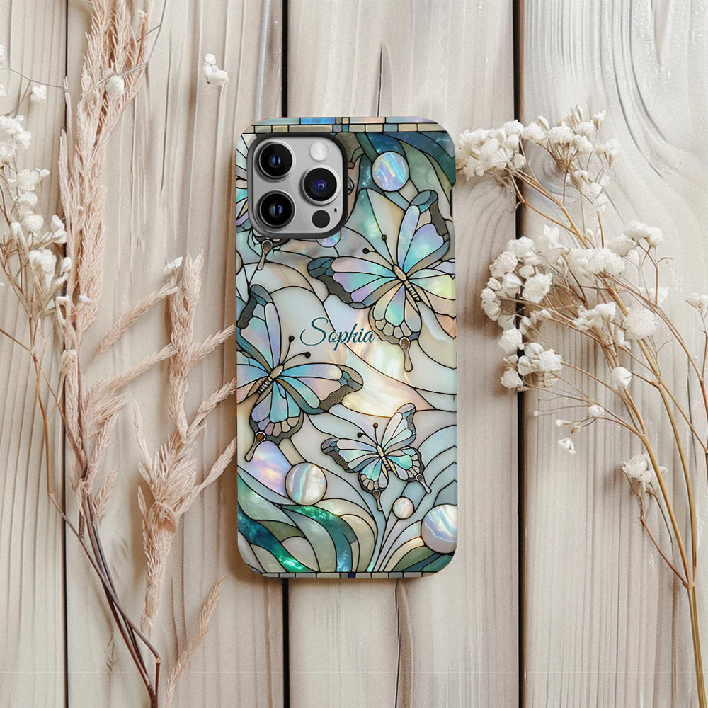 Love Butterflies - Personalized Butterfly Full Print Phone Case