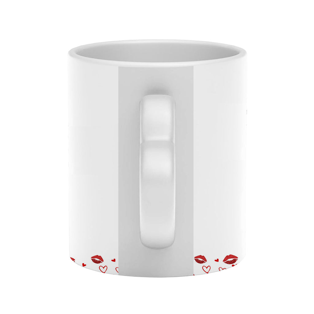 I Love You - Personalized Couple Heart Handle Mug