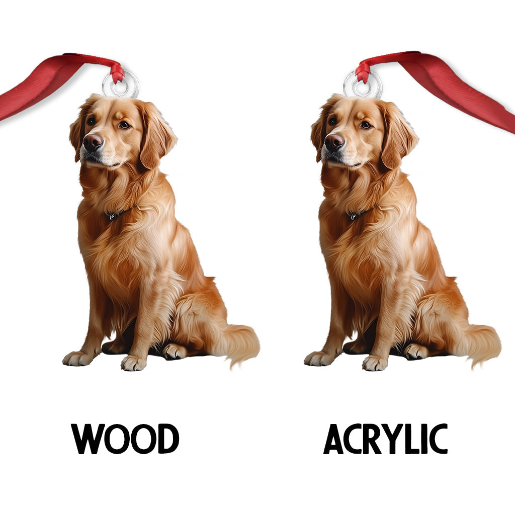 Custom Any Photo Ornament - Personalized Dog Custom Shaped Ornament