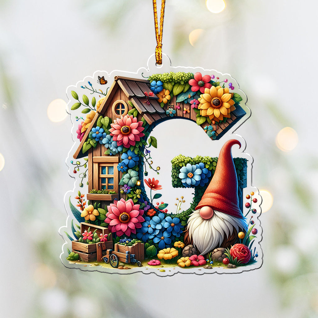 Lettre au choix - Ornement de jardin personnalisé