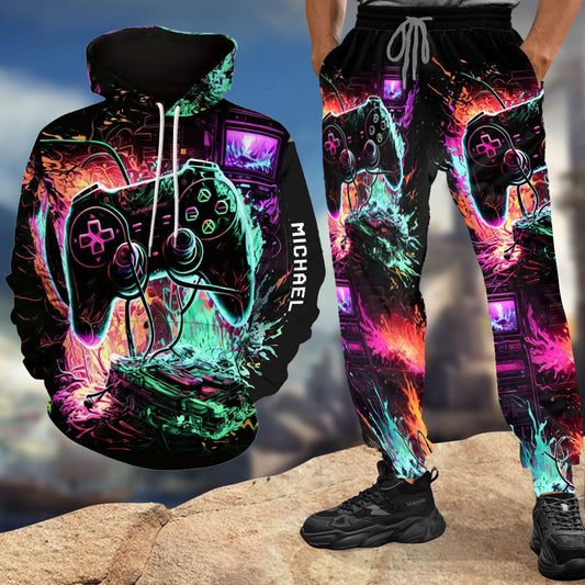 Gamer - Personalized Video Game Hoodie and Sweatpants