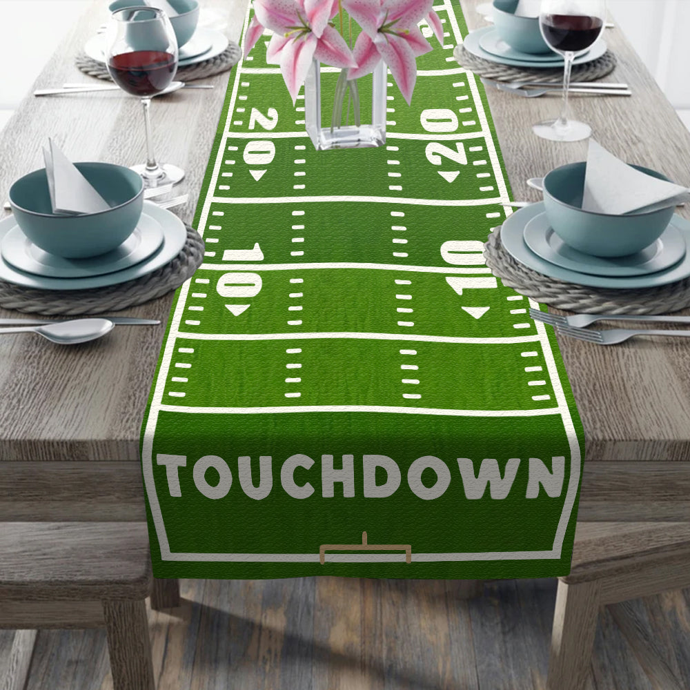 From The Field To The Tabel - Personalized Football Table Runner