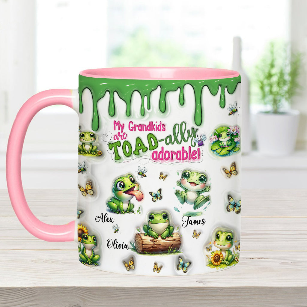 Toad-ally Adorable - Personalized Frog Accent Mug