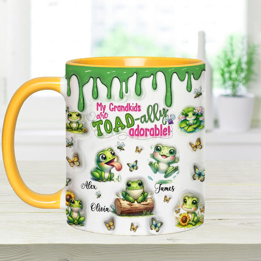 Toad-ally Adorable - Personalized Frog Accent Mug