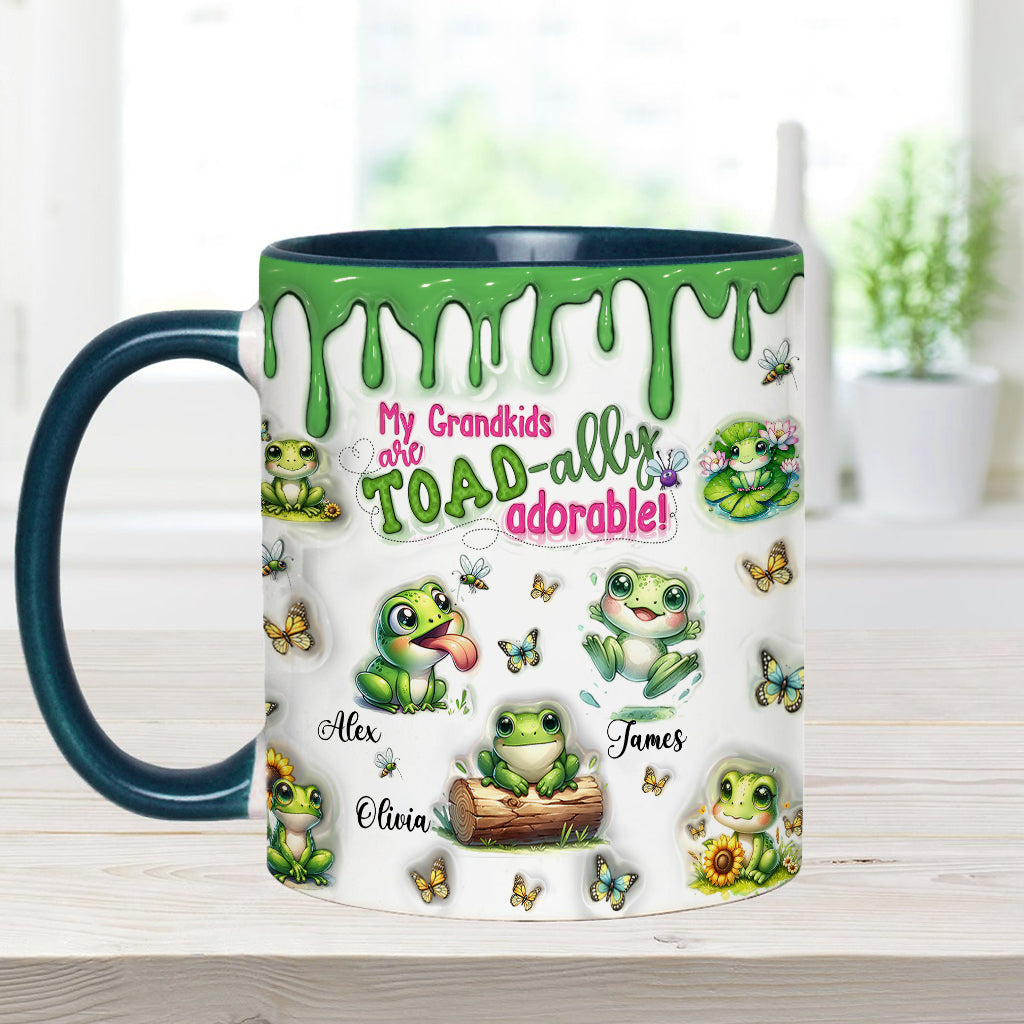 Toad-ally Adorable - Personalized Frog Accent Mug