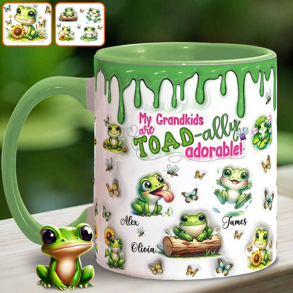 Toad-ally Adorable - Personalized Frog Accent Mug