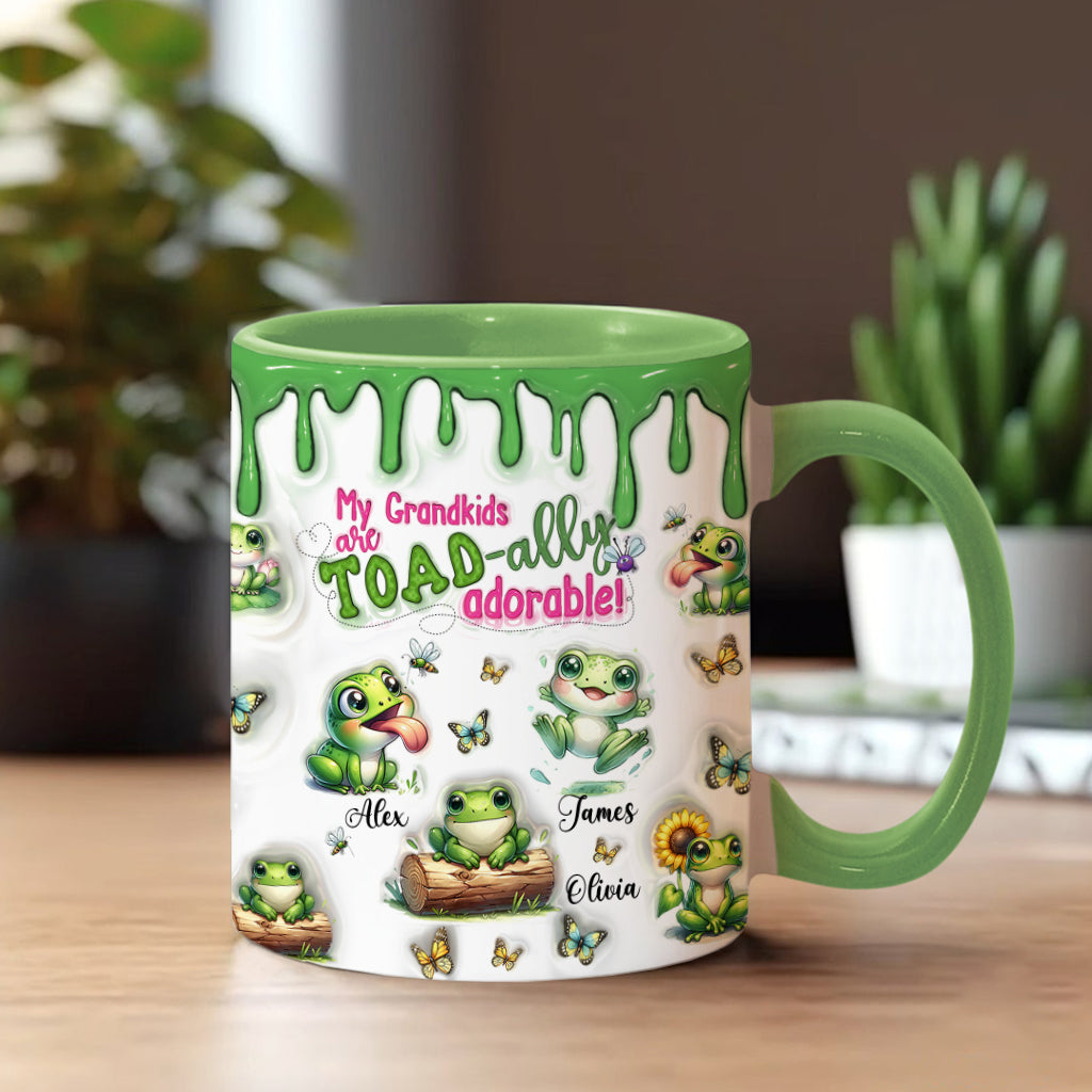 Toad-ally Adorable - Personalized Frog Accent Mug