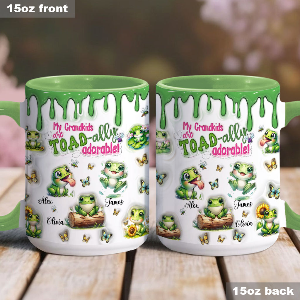 Toad-ally Adorable - Personalized Frog Accent Mug