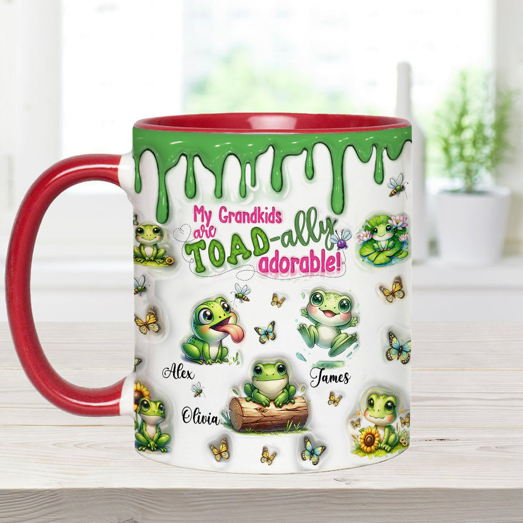 Toad-ally Adorable - Personalized Frog Accent Mug