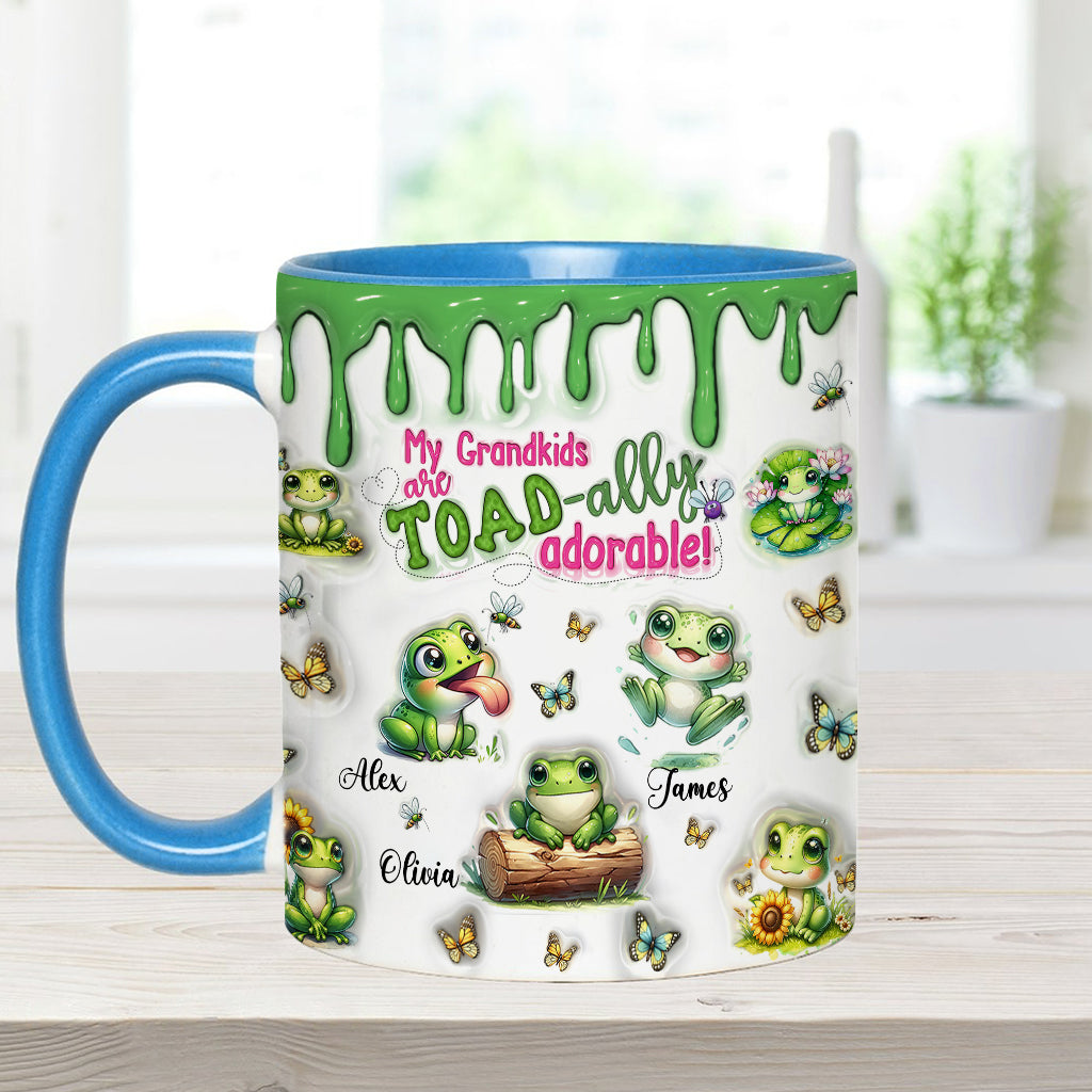 Toad-ally Adorable - Personalized Frog Accent Mug