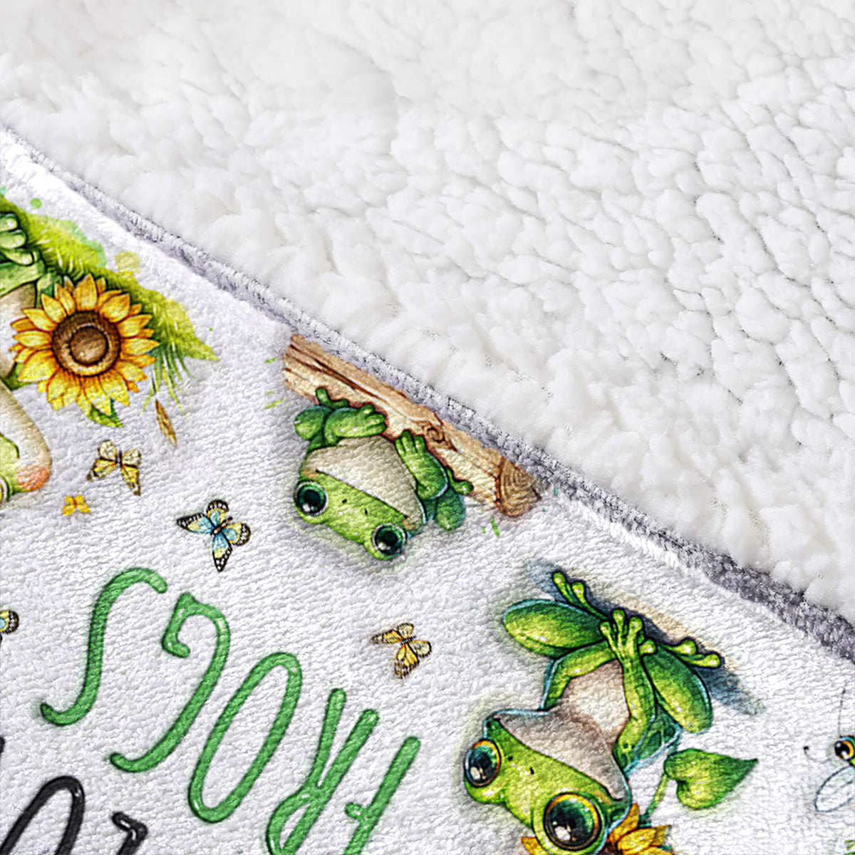 Einfach ein Mädchen, das Frösche liebt – Personalisierter Frosch-Hoodie