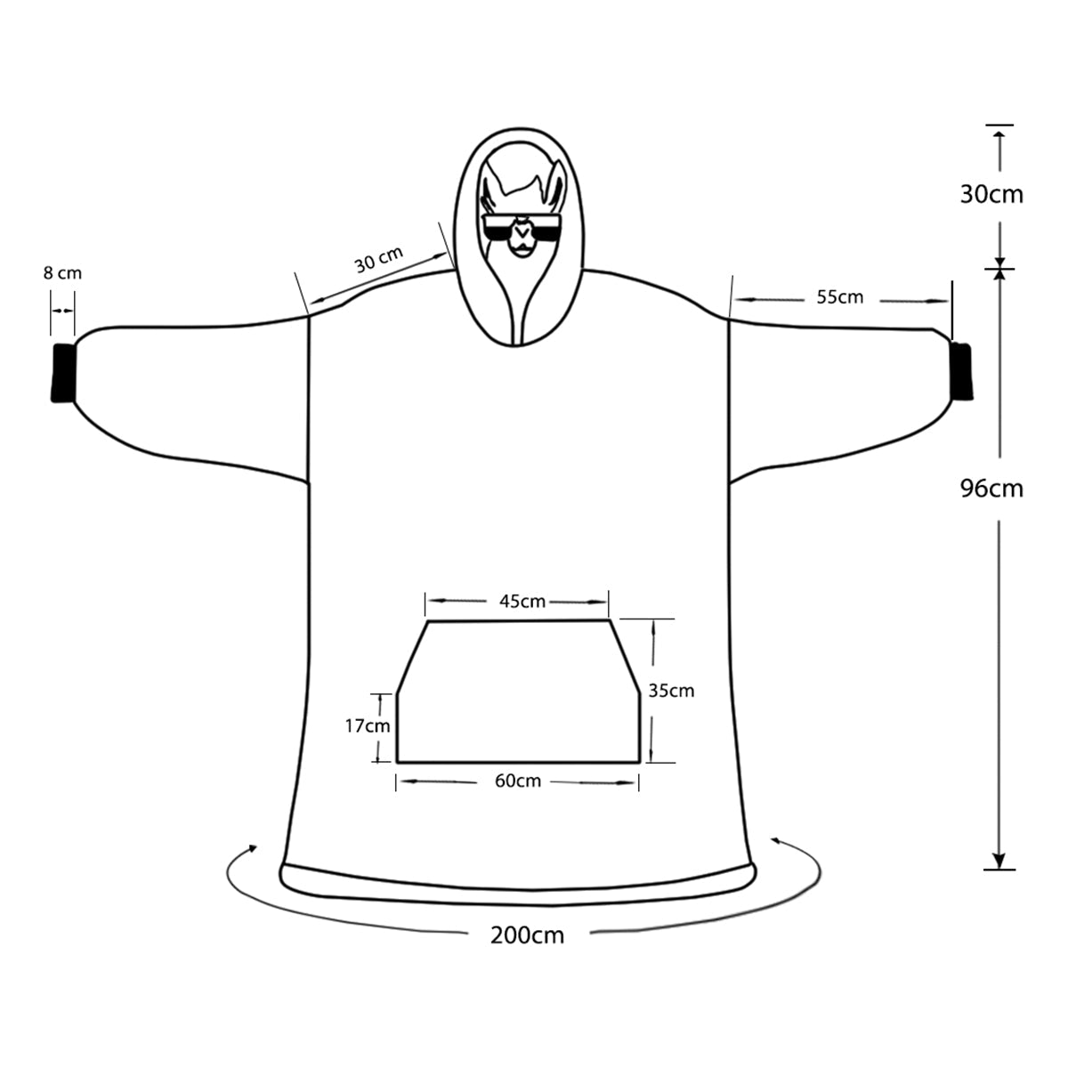 Einfach ein Mädchen, das Frösche liebt – Personalisierter Frosch-Hoodie