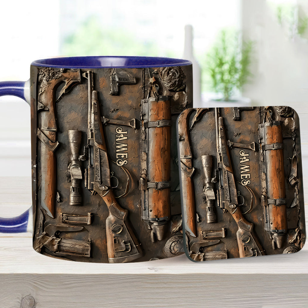 Vintage Tools - Personalisierter Becher mit Jagdmotiv