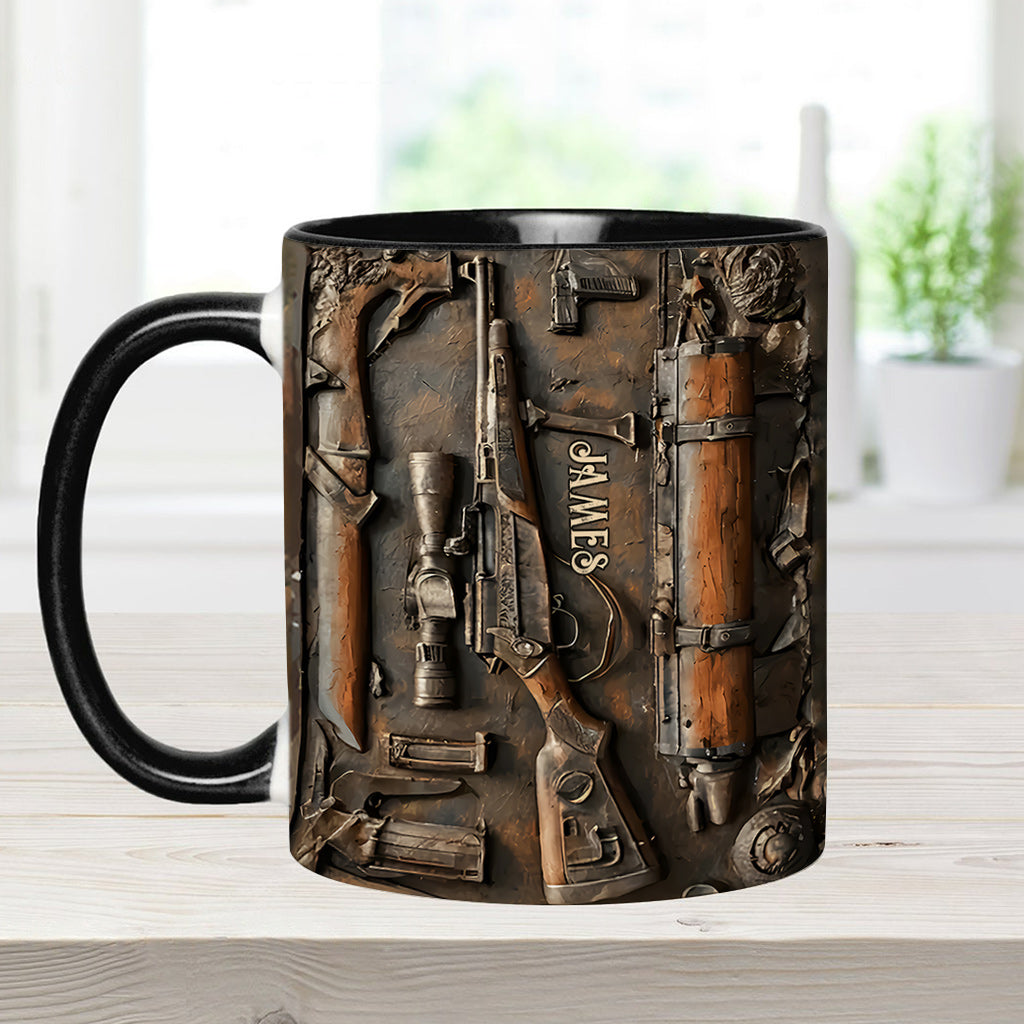 Vintage Tools - Personalisierter Becher mit Jagdmotiv