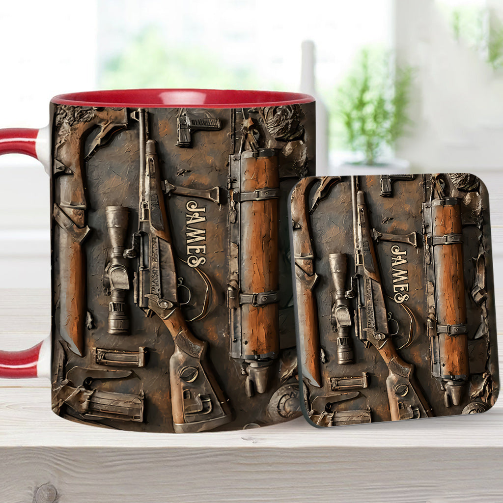 Vintage Tools - Personalisierter Becher mit Jagdmotiv