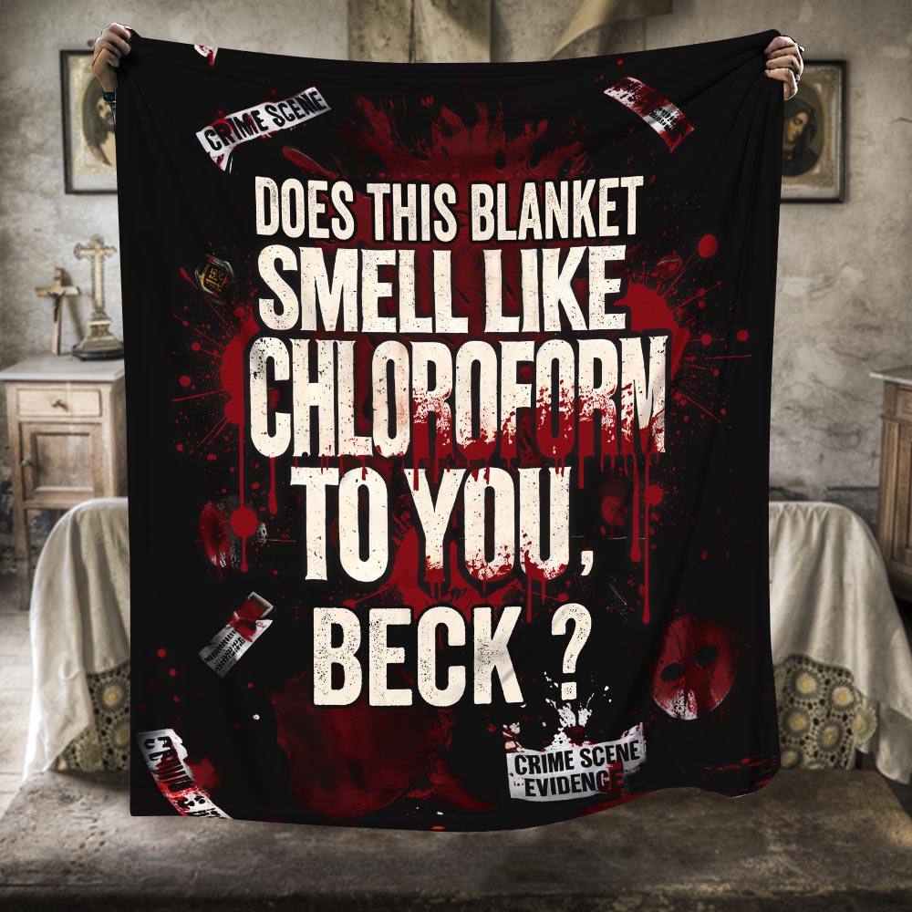 Does this towel smell like chloroform to you - Personalized Blanket