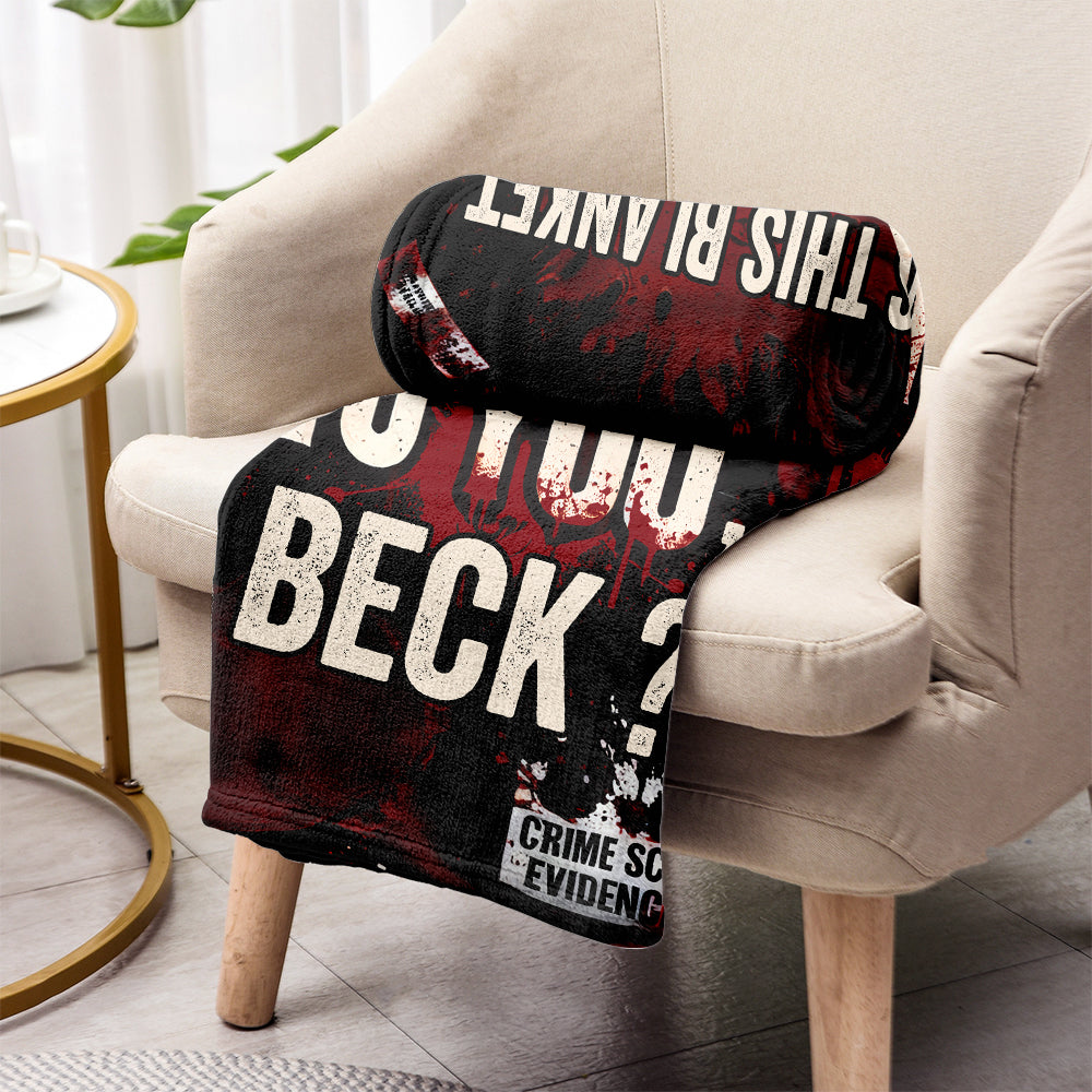 Does this towel smell like chloroform to you - Personalized Blanket