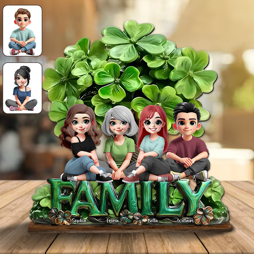 Happy St. Patrick's Day - Personalized Saint Patrick's Day 1 Layered Big Freestanding