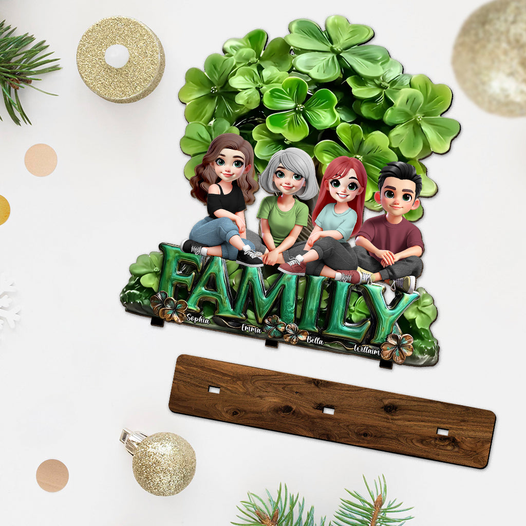 Happy St. Patrick's Day - Personalized Saint Patrick's Day 1 Layered Big Freestanding