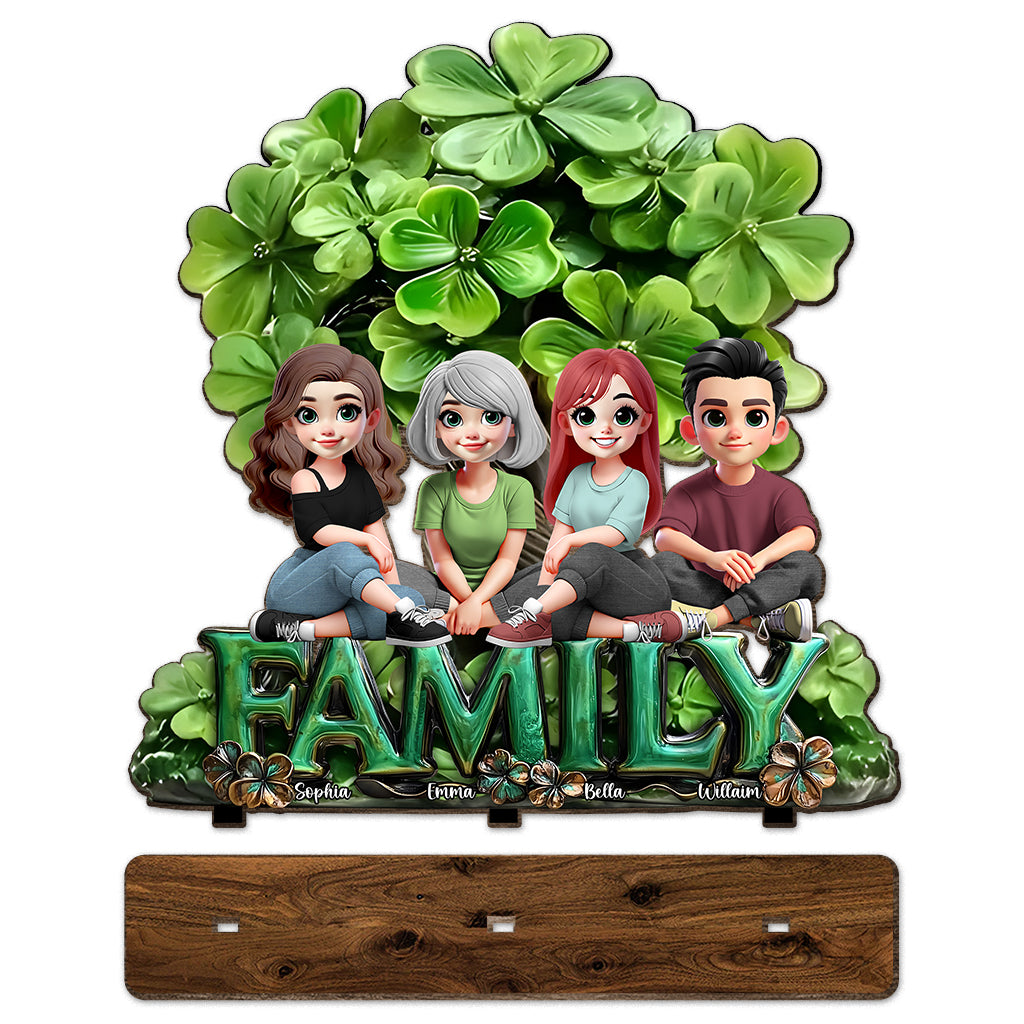 Happy St. Patrick's Day - Personalized Saint Patrick's Day 1 Layered Big Freestanding