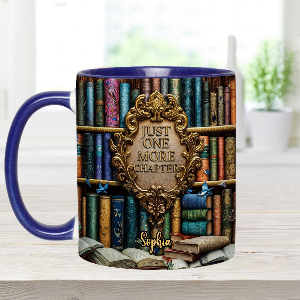 Just One More Chapter - Personalized Book Accent Mug