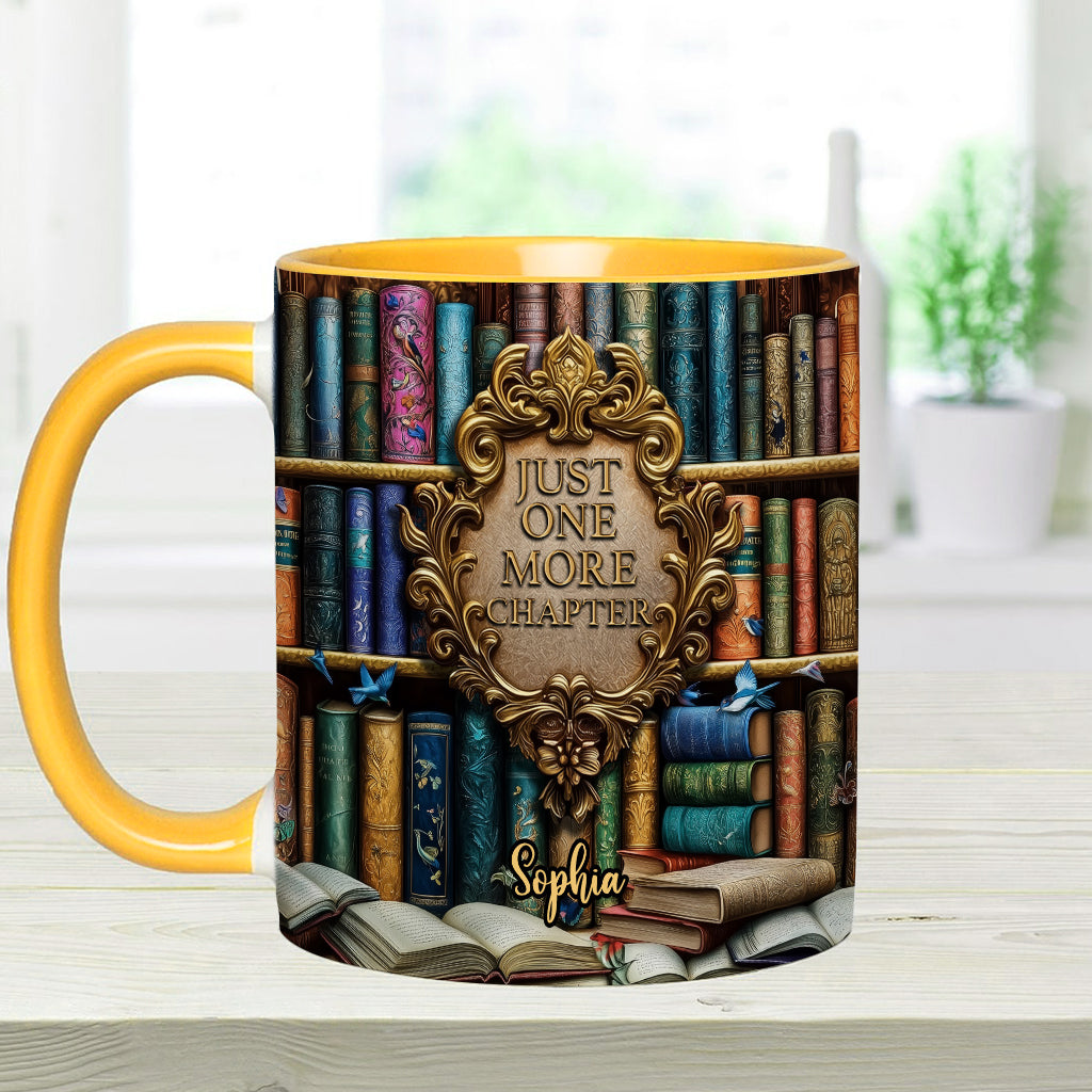 Just One More Chapter - Personalized Book Accent Mug