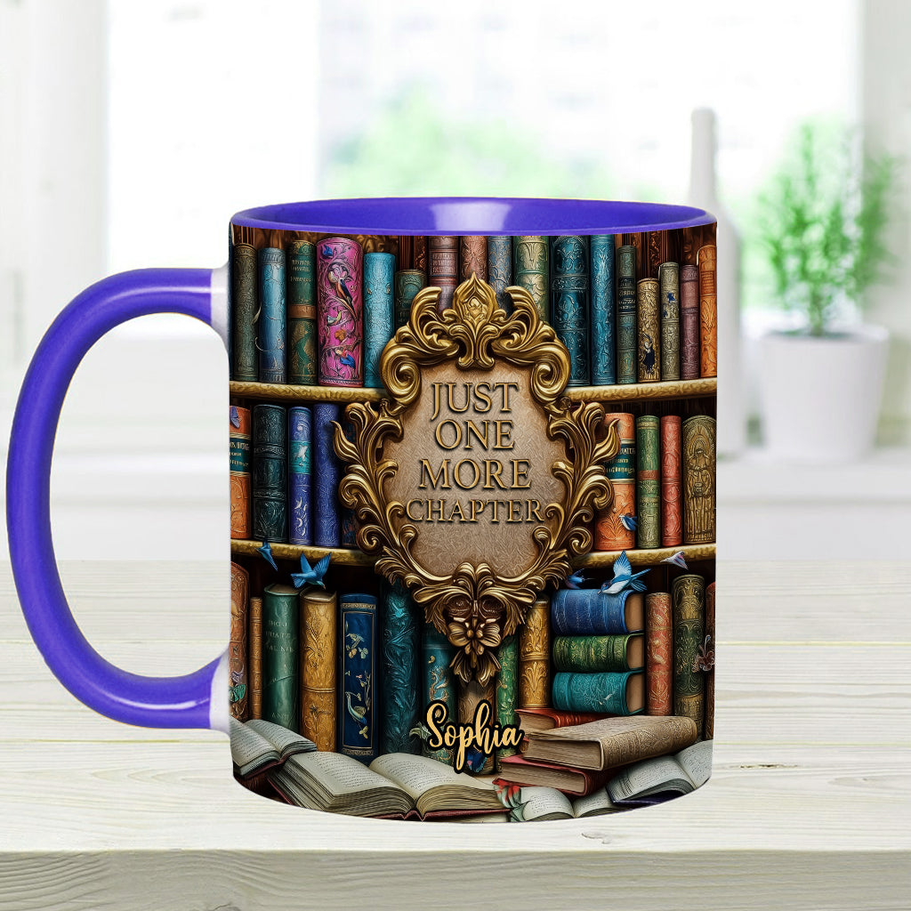 Just One More Chapter - Personalized Book Accent Mug