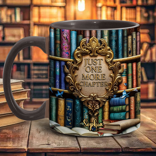 Just One More Chapter - Personalized Book Accent Mug