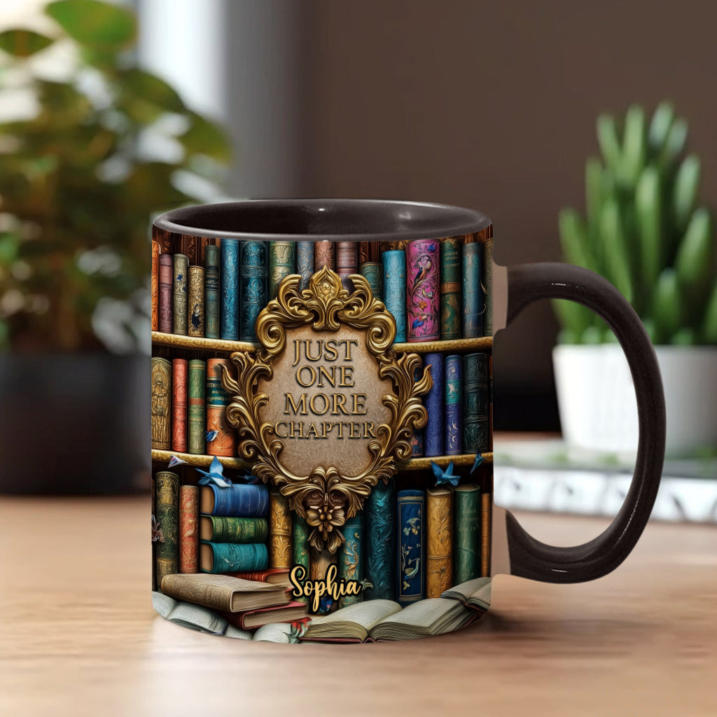 Just One More Chapter - Personalized Book Accent Mug