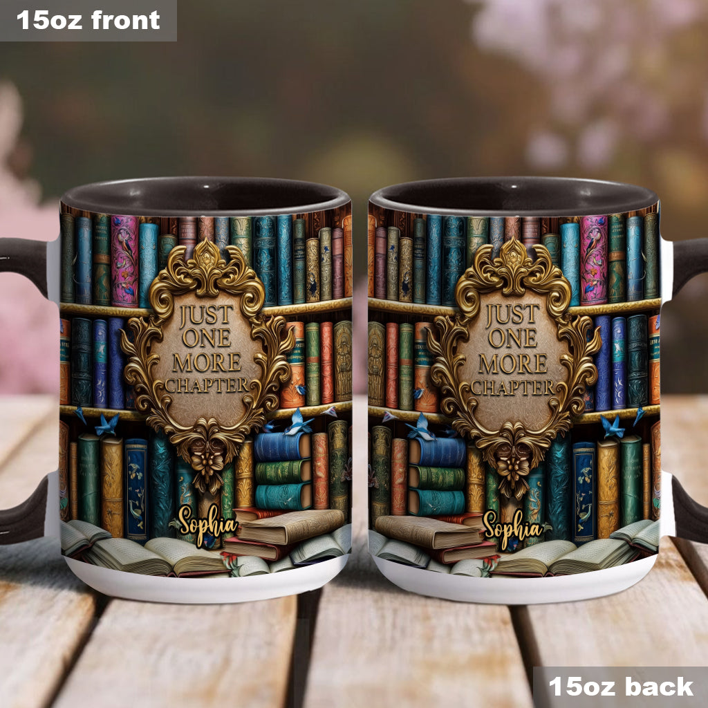 Just One More Chapter - Personalized Book Accent Mug