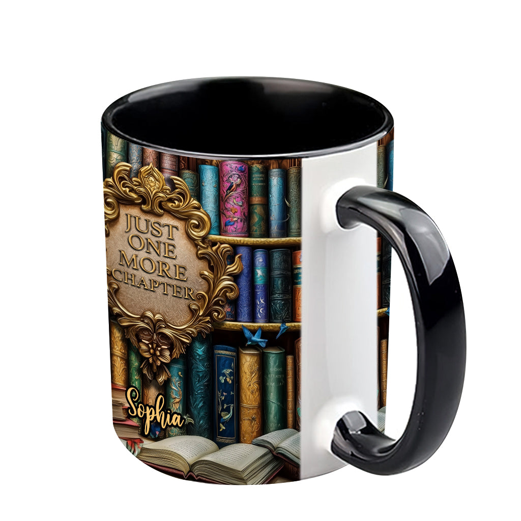 Just One More Chapter - Personalized Book Accent Mug