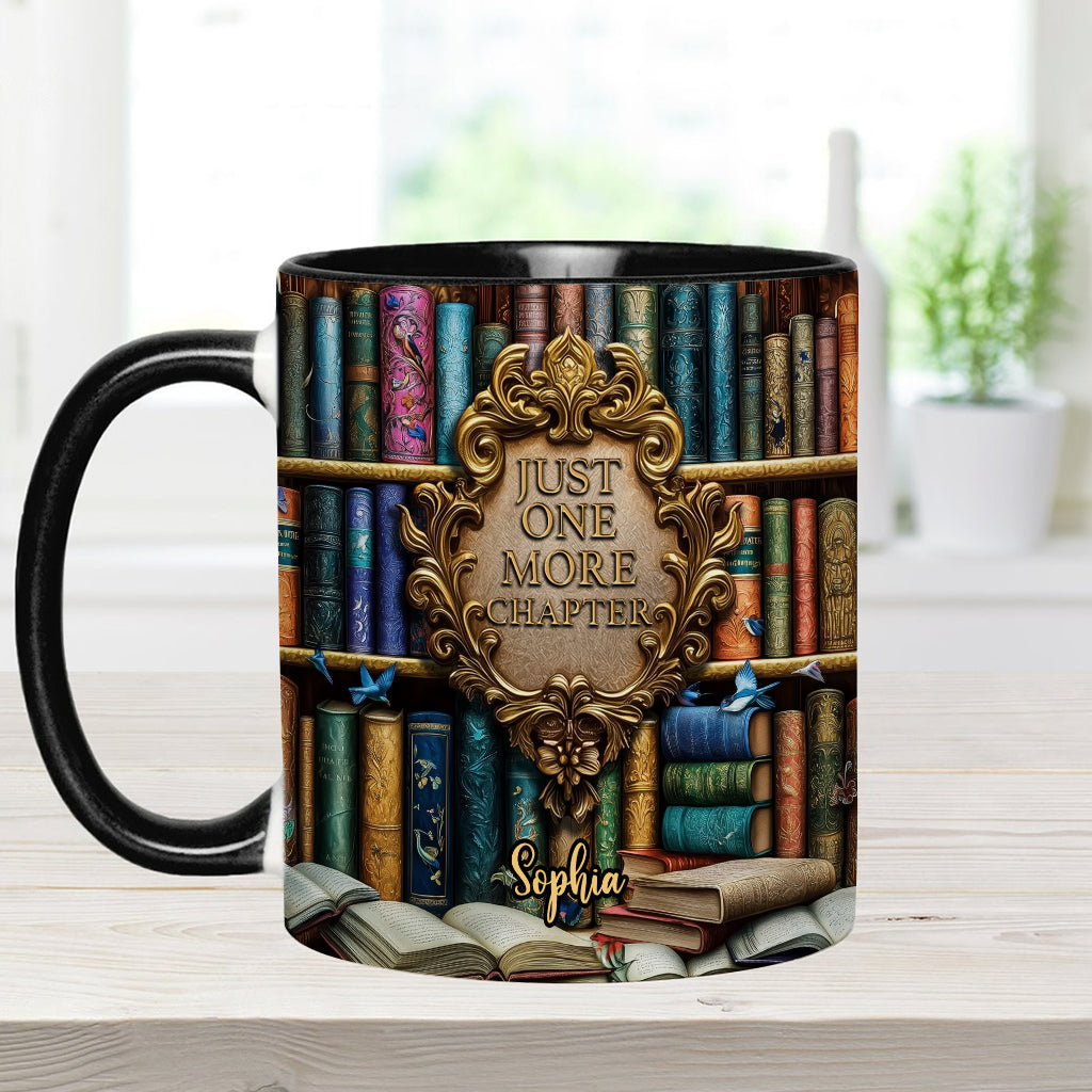 Just One More Chapter - Personalized Book Accent Mug