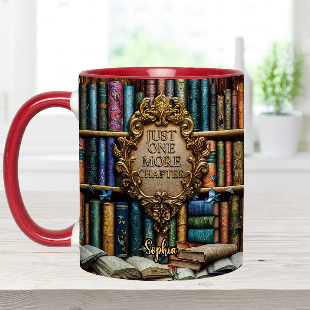 Just One More Chapter - Personalized Book Accent Mug