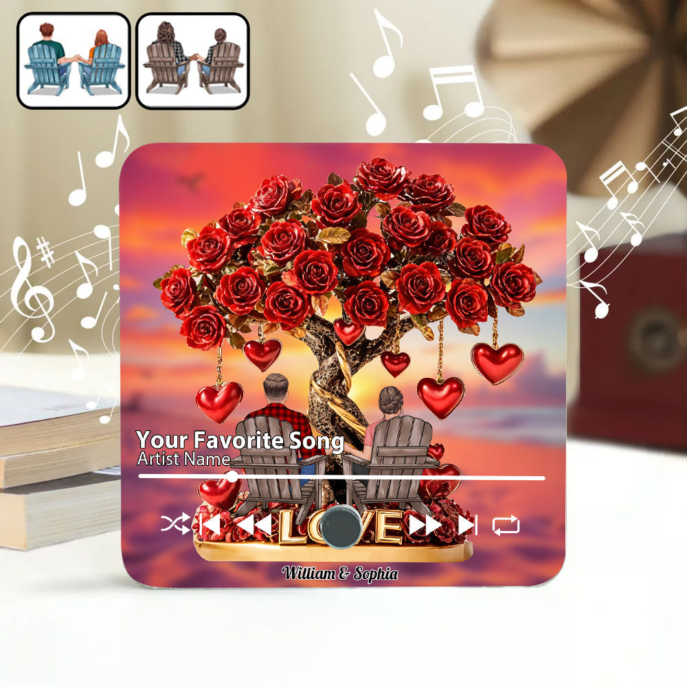 Perfect - Personalized Couple Music Fridge Magnet