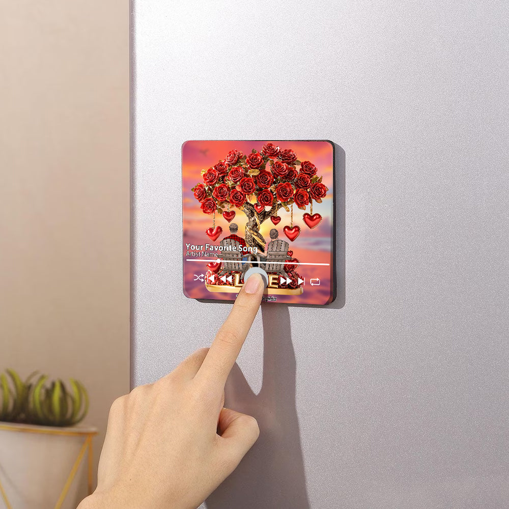 Perfect - Personalized Couple Music Fridge Magnet