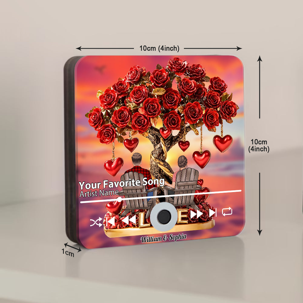 Perfect - Personalized Couple Music Fridge Magnet