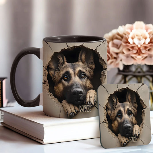 German Shepherd Lover - Personalized Dog Accent Mug