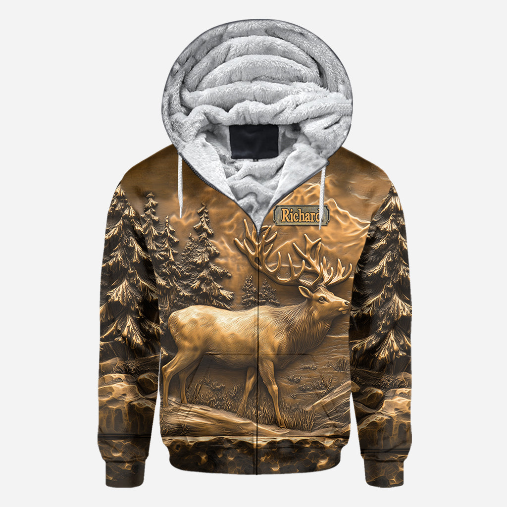 Hirschjagd - Personalisiertes Jagd-T-Shirt