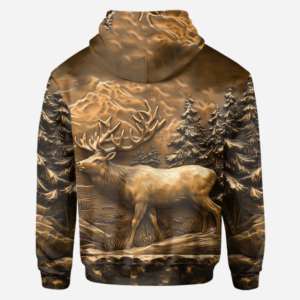 Hirschjagd - Personalisiertes Jagd-T-Shirt