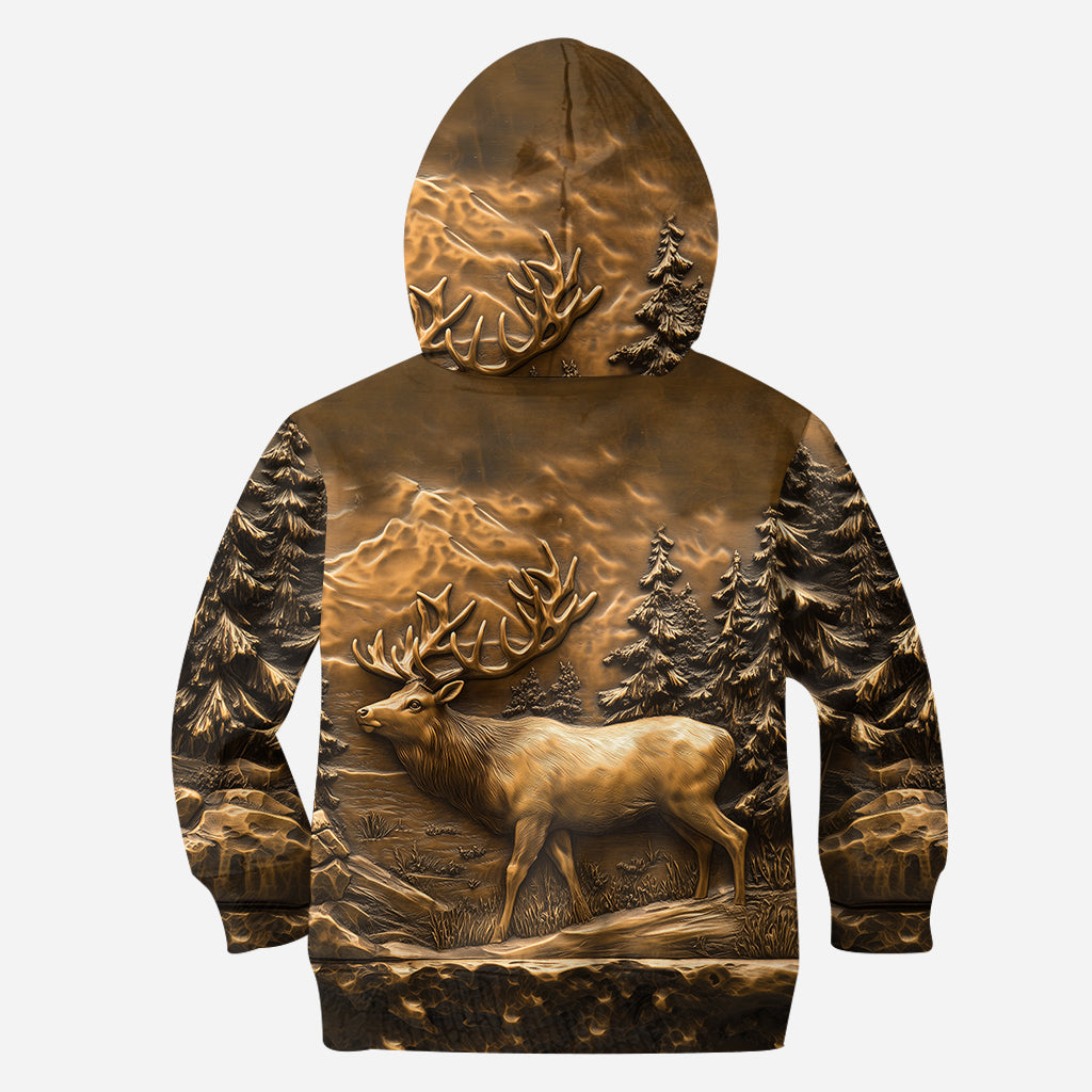 Hirschjagd - Personalisiertes Jagd-T-Shirt