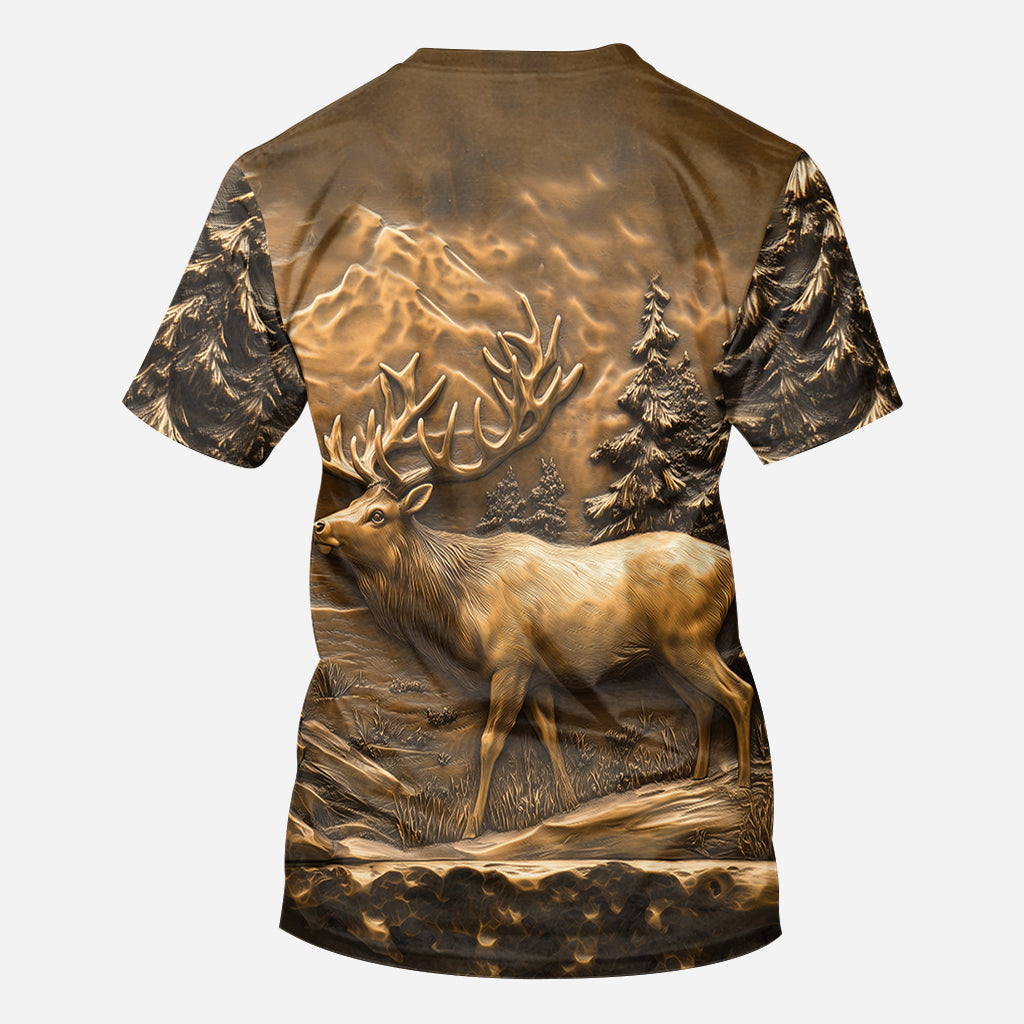 Hirschjagd - Personalisiertes Jagd-T-Shirt