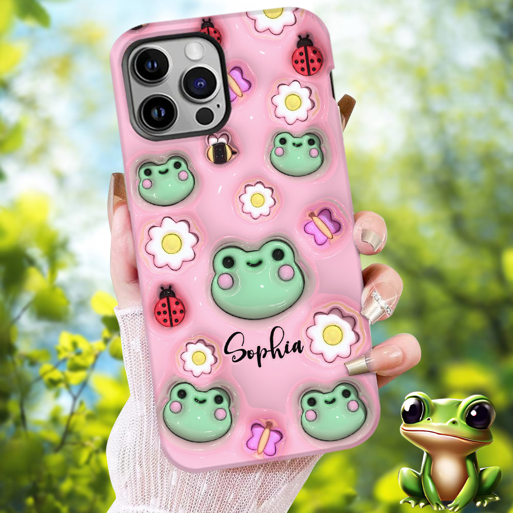 Love Frogs - Personalized Frog Full Print Phone Case