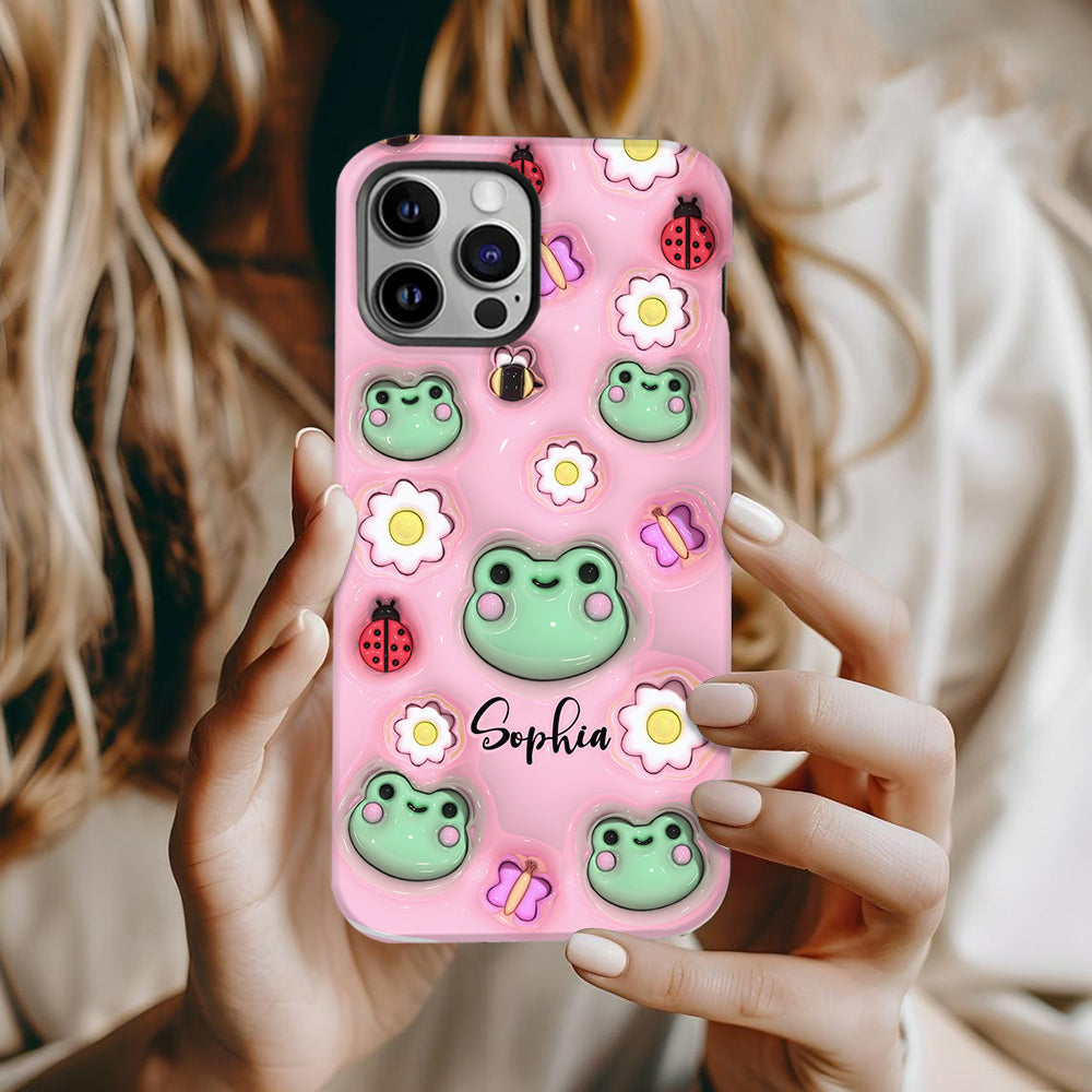 Love Frogs - Personalized Frog Full Print Phone Case