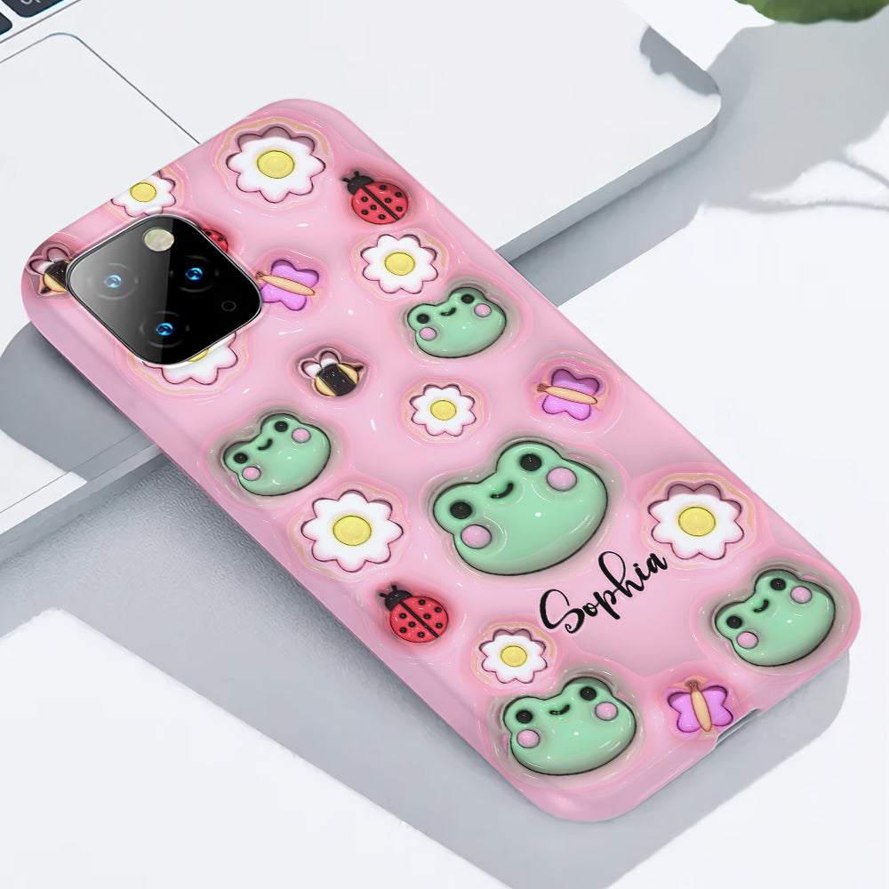 Love Frogs - Personalized Frog Full Print Phone Case