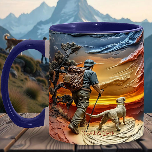 Tous ceux qui errent ne sont pas perdus - Mug de randonnée personnalisé